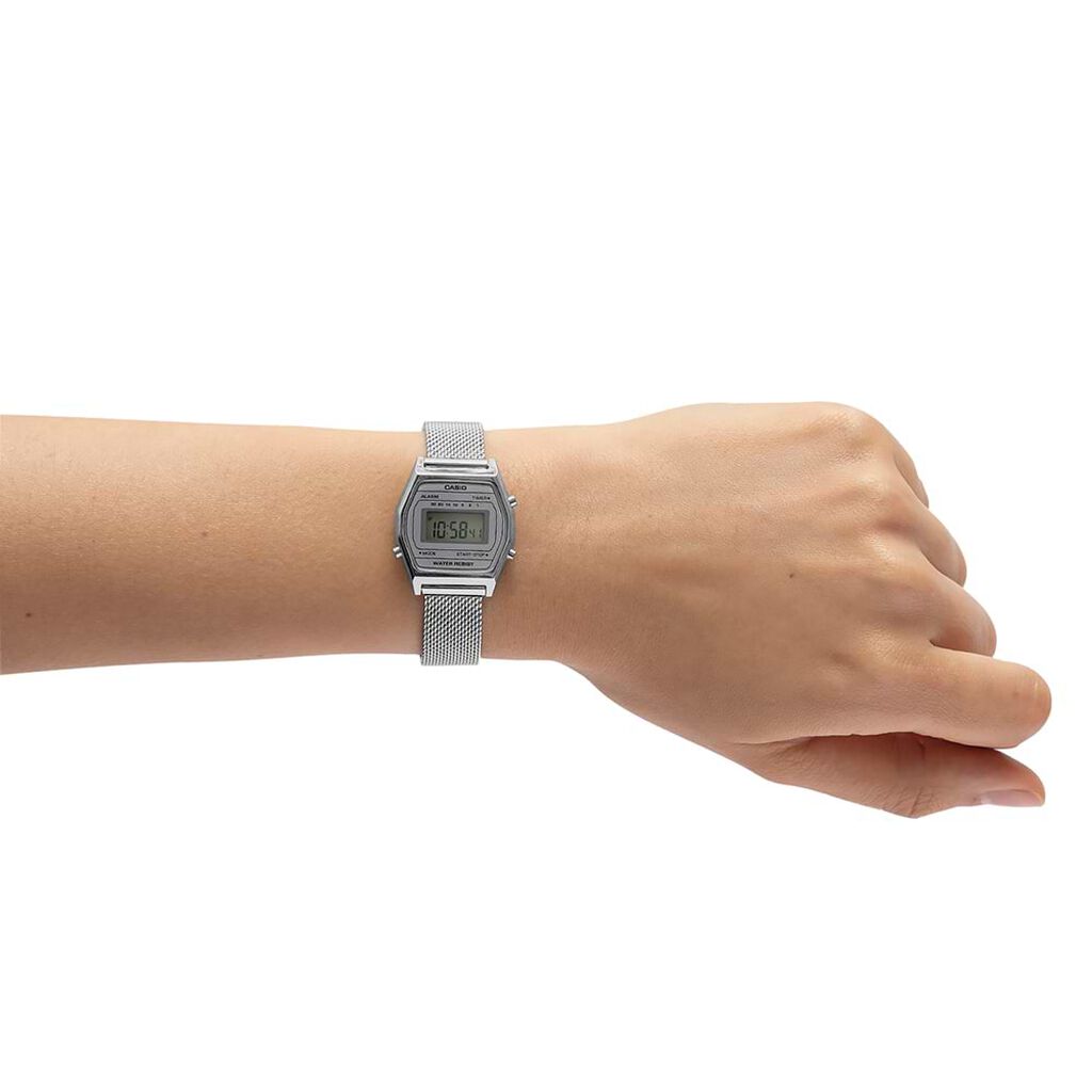 Orologio Digitale Donna Casio Vintage Collection quadrante grigio LA690WEM-7EF - Orologi per Prima Comunione Donna | Stroili