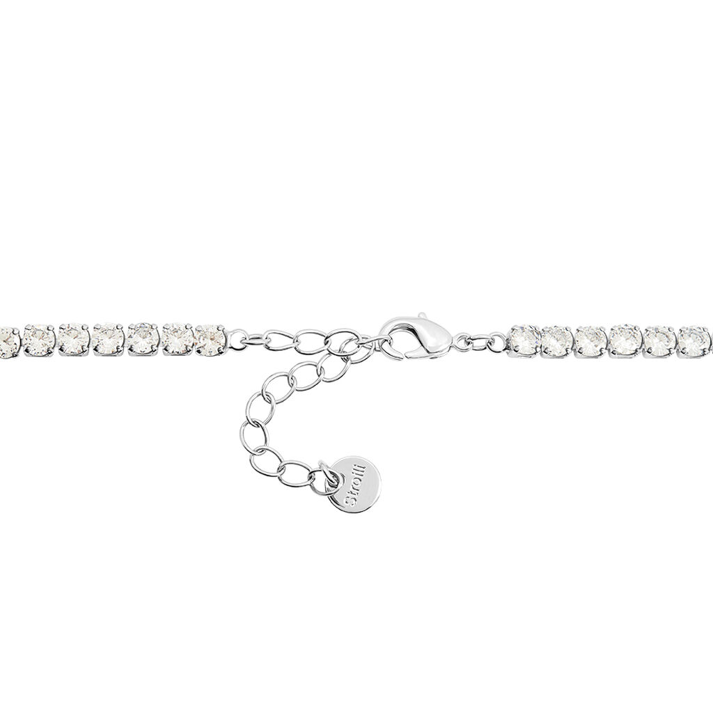 Collana Tennis Romantic Shine Metallo Cristallo - Collane Tennis Donna | Stroili