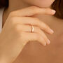 Fede Classica Leggera 4 mm Oro Rosa Diamante