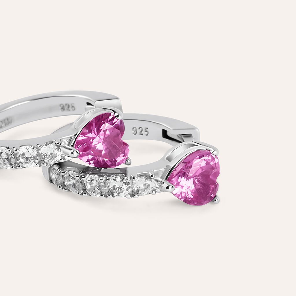 Orecchini A Cerchio Silver Elegance Argento Rodiato Cubic Zirconia - Orecchini a Cerchio Donna | Stroili