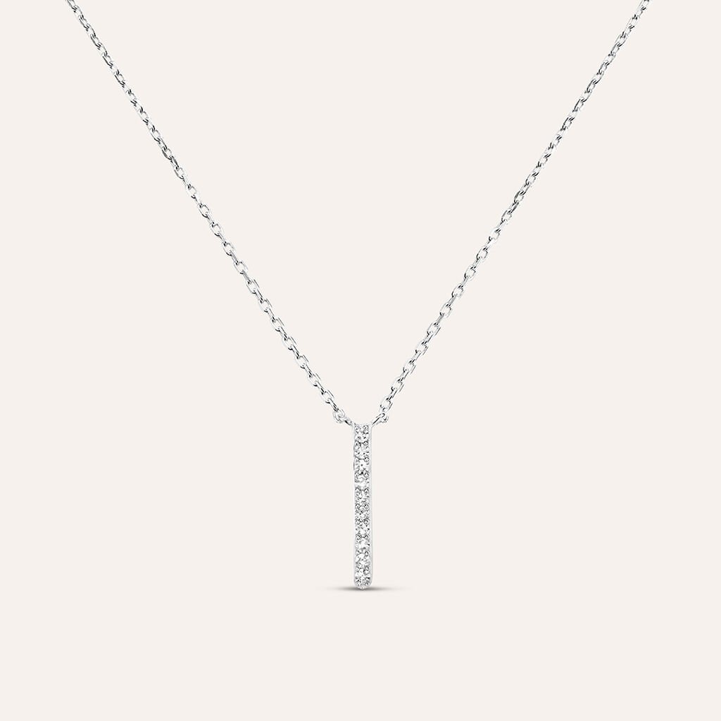 Collana Sophia Oro Bianco Diamante