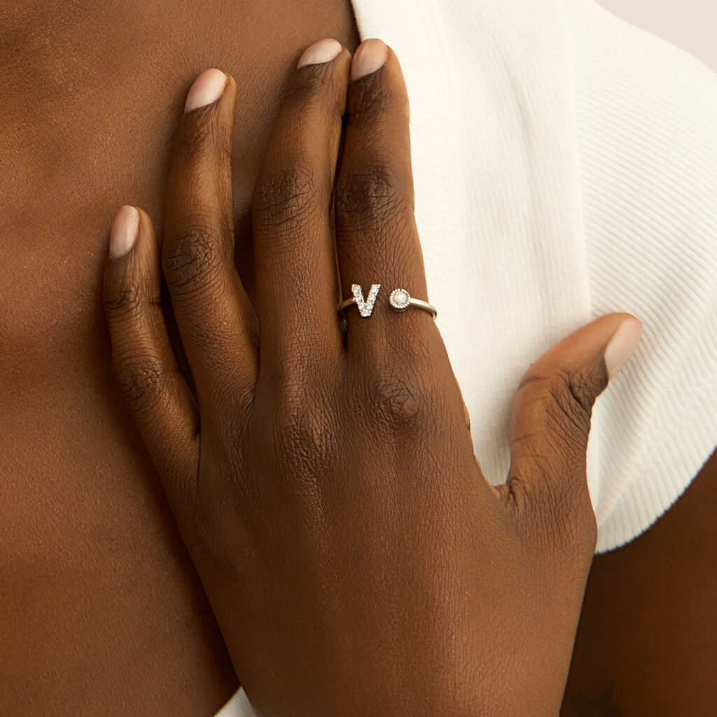 Anello Fantasia Silver Moments Argento Rodiato Cubic Zirconia