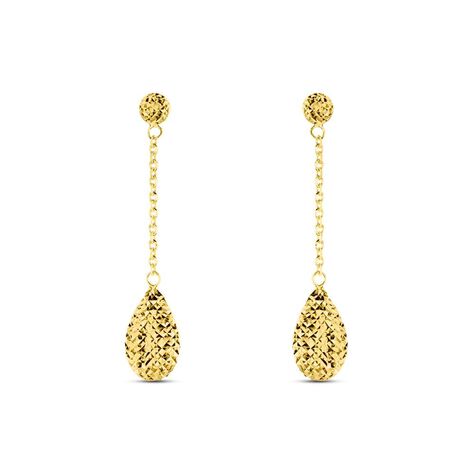 Orecchini Pendenti Golden Lover Oro Giallo - Orecchini Pendenti Donna | Stroili
