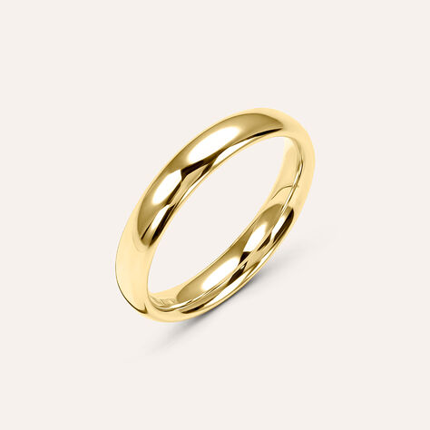 Fede Comoda Leggera 3.5 mm Oro Giallo - Anelli con Incisione Unisex | Stroili