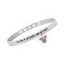 Bangle Lady Message Acciaio Cristallo - Bracciali Rigidi Donna | Stroili