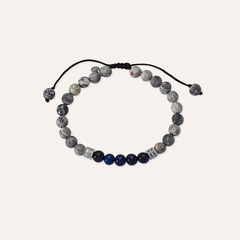 Bracciale Man Code Ottone Nero Diaspro - Bracciali Uomo | Stroili