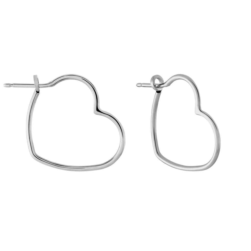 Orecchini A Cerchio Silver Collection Argento Rodiato - Orecchini a Cerchio Donna | Stroili