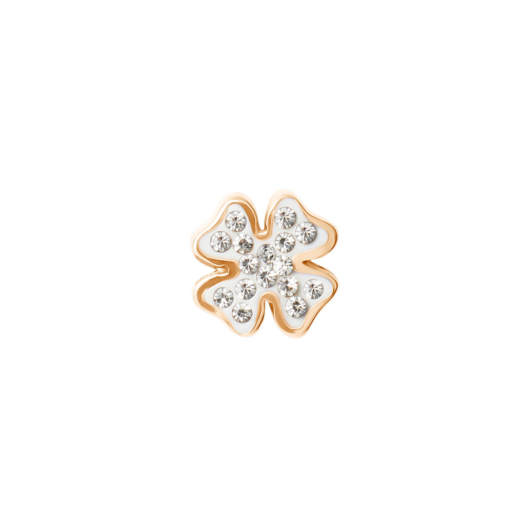 Charm Essential Code Acciaio Rosa Cristallo - Gioielli Donna | Stroili