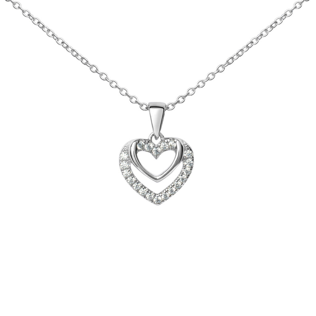 Collana Silver Moments Argento Rodiato Cubic Zirconia
