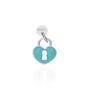 Pendente Love Beats Argento Rodiato