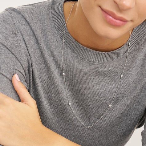 Collana Desideria Argento Nobile Rodiato - Collane Donna | Stroili