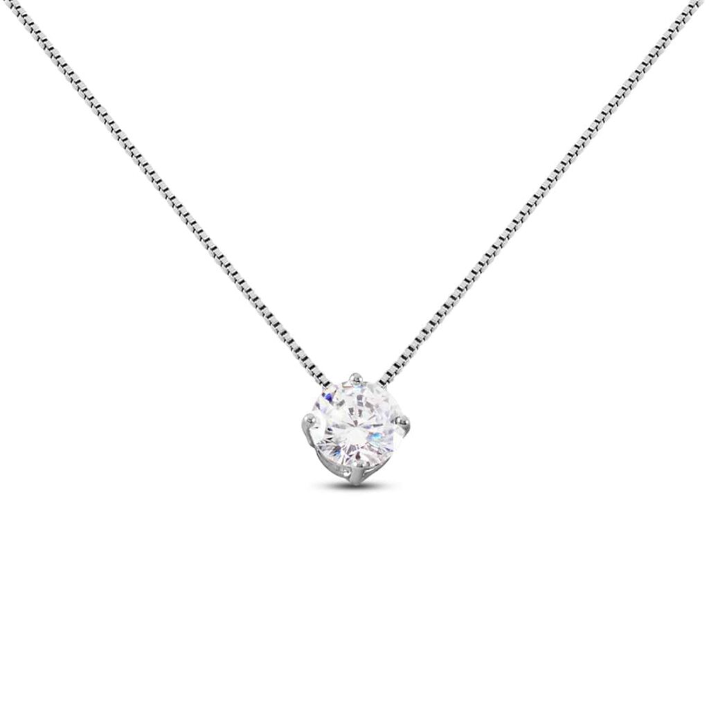 Collana Punto Luce Silver Elegance Argento Rodiato Cubic Zirconia - Collane Punto Luce Donna | Stroili