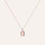 Collana Jasmine Oro Rosa Morganite Diamante