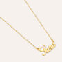 Collana Sara Gold Names Oro Giallo