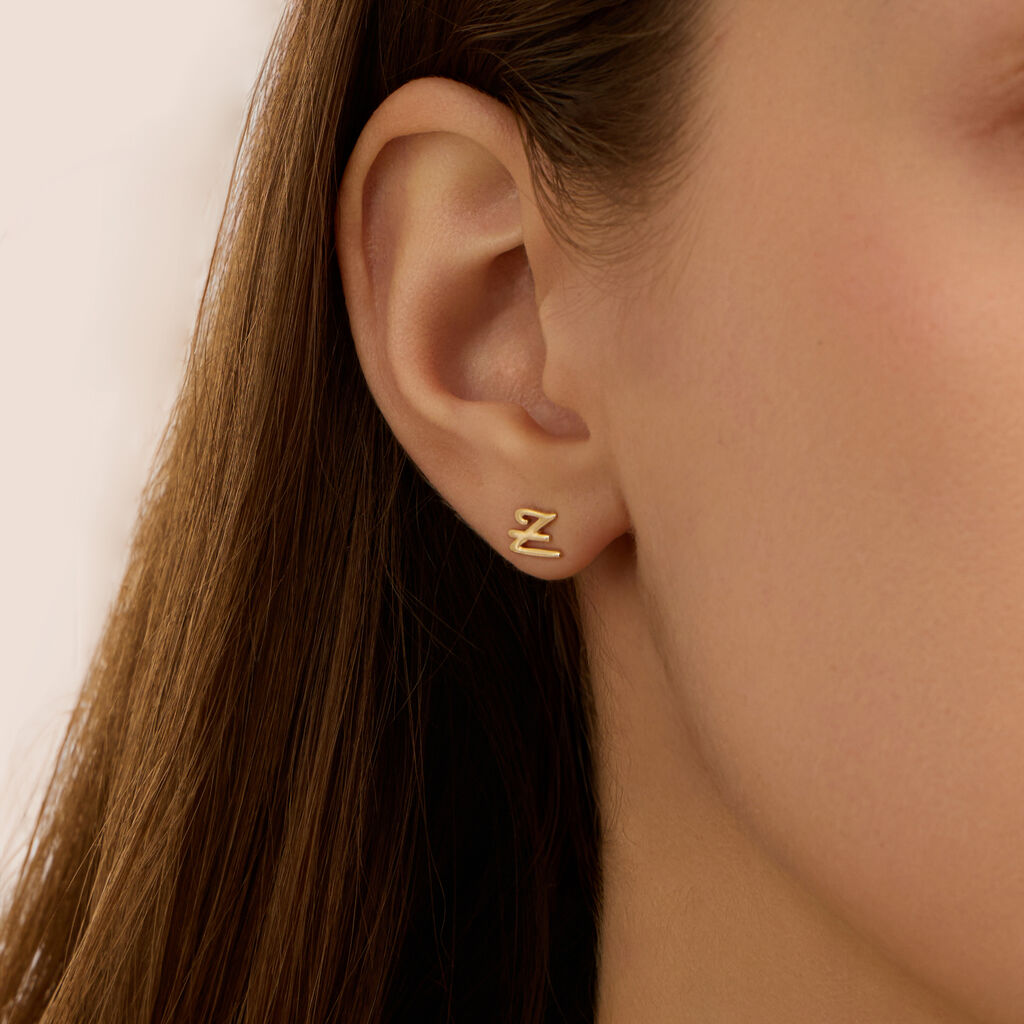 Mono Orecchino Lobo Bon Ton Oro Giallo