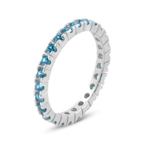 Anello Eternity Silver Rainbow Argento Rodiato Cubic Zirconia - Anelli Eternity Donna | Stroili