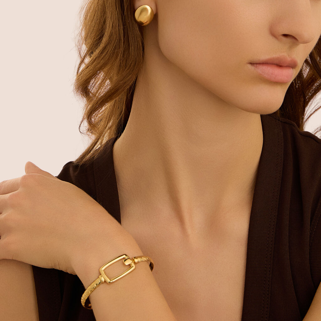 Orecchini Lobo Silver Collection Argento Dorato - Gioielli Donna | Stroili