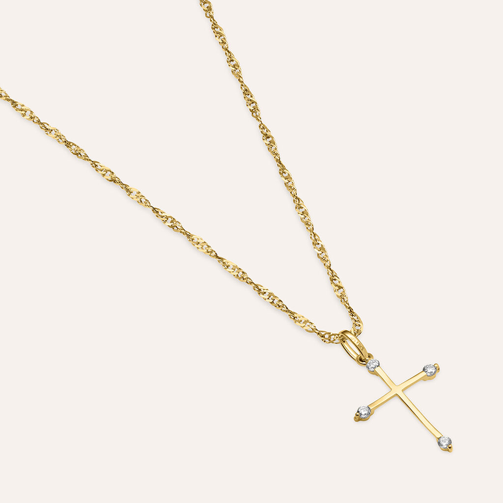 Pendente Holy Oro Giallo Cubic Zirconia - Ciondoli Donna | Stroili
