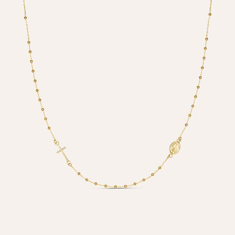 Collana Rosario Holy Oro Giallo - Collane Rosario Donna | Stroili