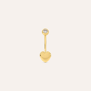 Piercing Ombelico Bon Ton Oro Giallo Cubic Zirconia
