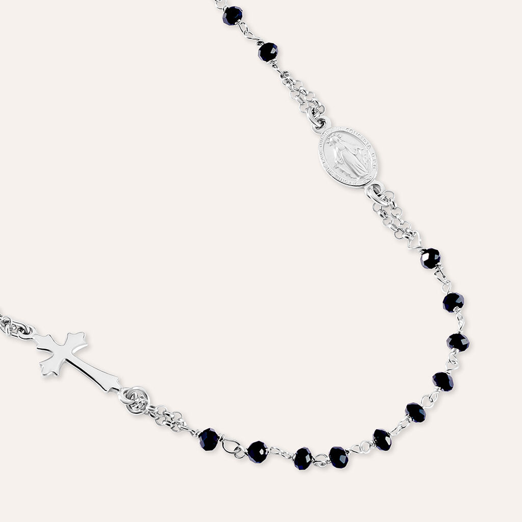 Collana Rosario Silver Soul Argento Rodiato Cristallo