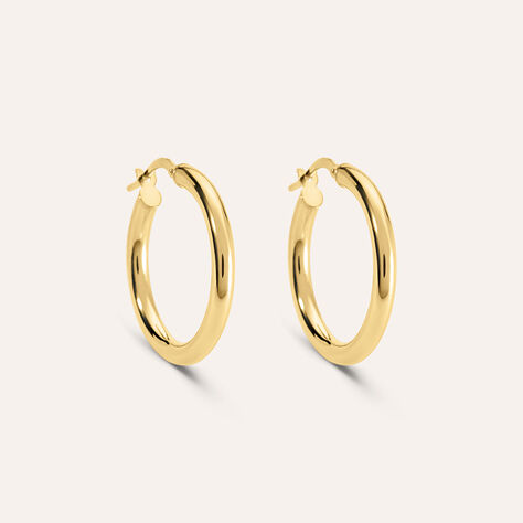 Orecchini A Cerchio Toujours Oro Giallo - Orecchini a Cerchio Donna | Stroili