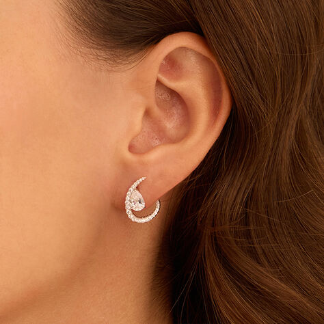Orecchini Lobo Silver Elegance Argento Cubic Zirconia - Orecchini a Lobo Donna | Stroili