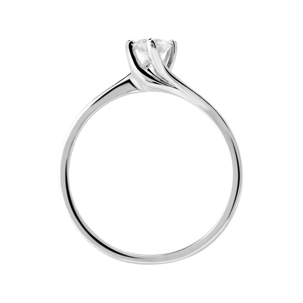 Anello Solitario Firmamenti Oro Bianco Diamante - Anelli con Pietre Donna | Stroili