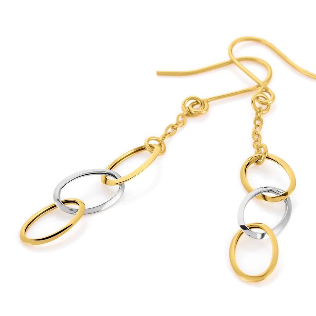 Orecchini Pendenti Beverly Oro Bicolore - Orecchini Pendenti Donna | Stroili