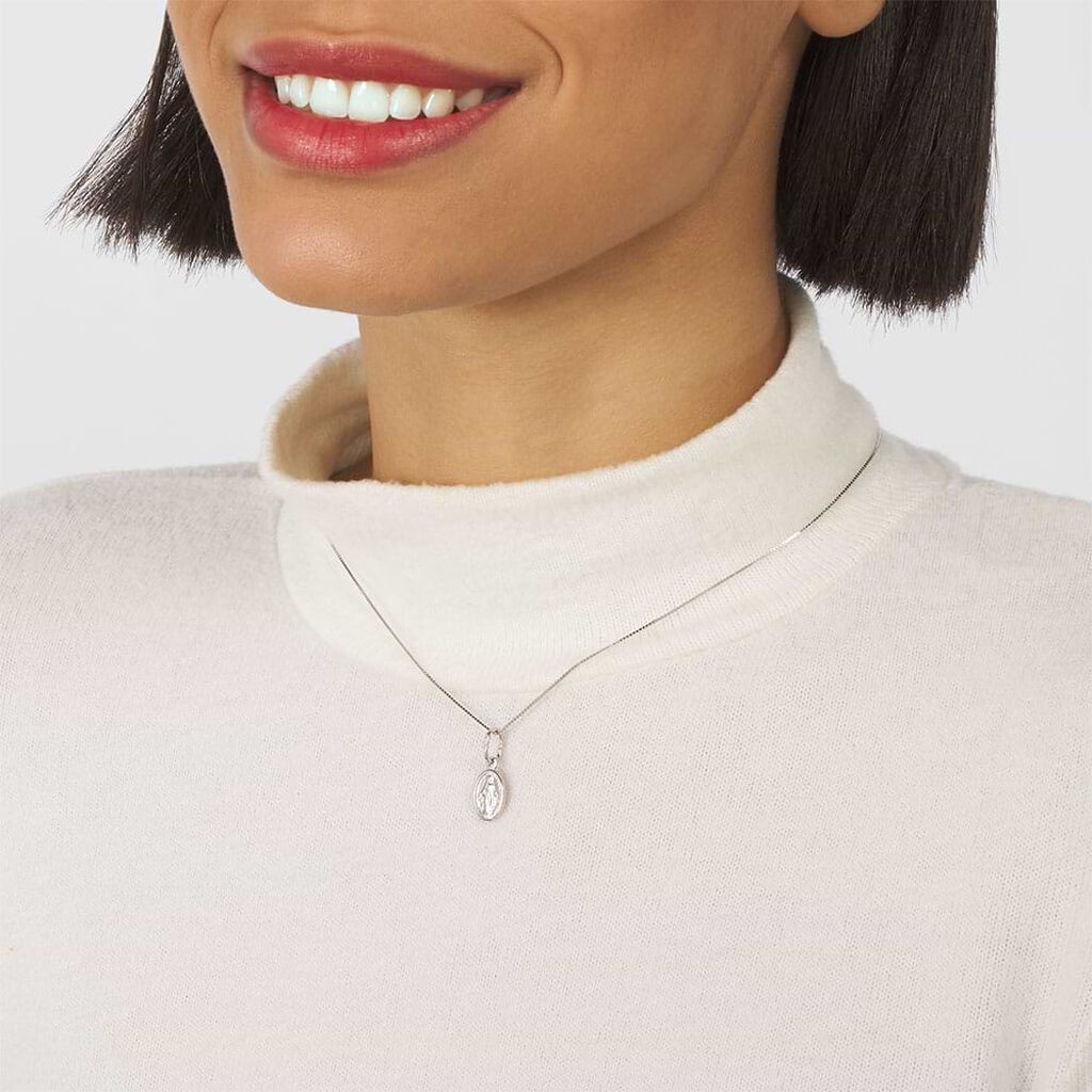 Ciondolo Silver Collection Argento Madonna - Ciondoli Unisex | Stroili