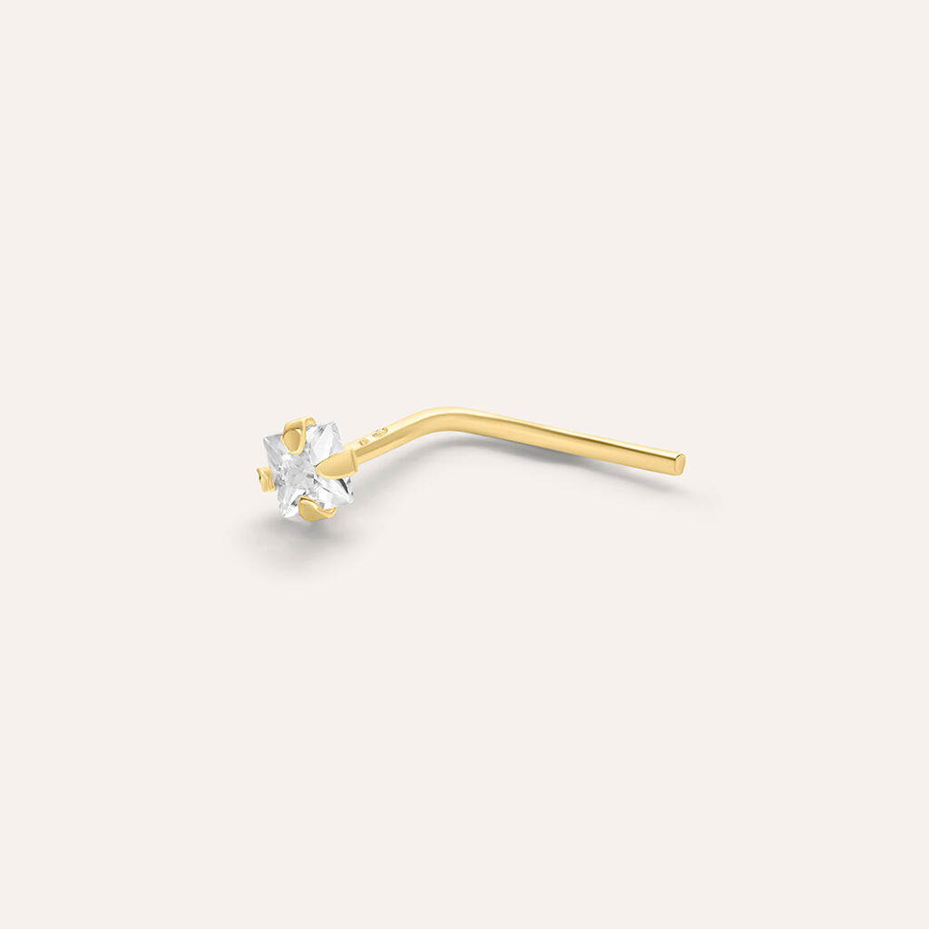 Piercing Naso Bon Ton Oro Giallo Cubic Zirconia