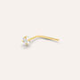 Piercing Naso Bon Ton Oro Giallo Cubic Zirconia