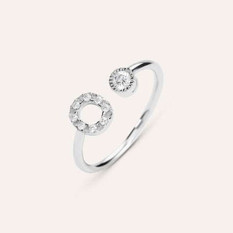 Anello Fantasia Silver Moments Argento Rodiato Cubic Zirconia - Anelli con Pietre Donna | Stroili