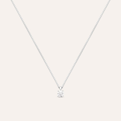 Collana Punto Luce Firmamenti Oro Bianco Diamante - Collane Punto Luce Donna | Stroili