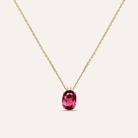 Collana Punto Luce Jasmine Oro Giallo Rodolite Diamante - Collane Punto Luce Donna | Stroili