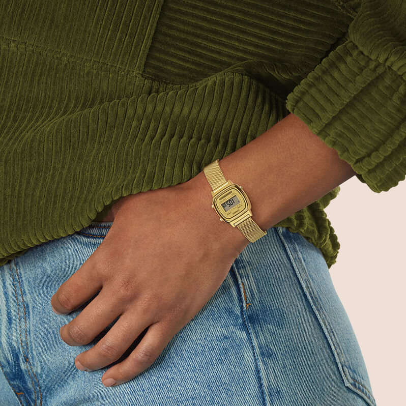 Orologio Al Quarzo Casio Vintage La670wemy-9ef (so Sett) - Orologi a Maglia Milanese Donna | Stroili