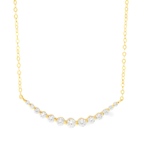 Collana Claire Oro Giallo Cubic Zirconia - Collane Donna | Stroili