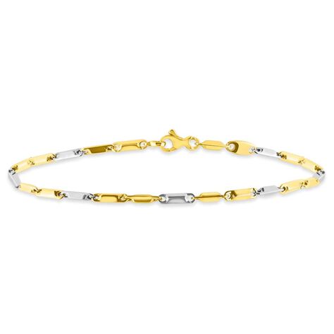Bracciale Catena L'homme Or Oro Bicolore - Bracciali Uomo | Stroili