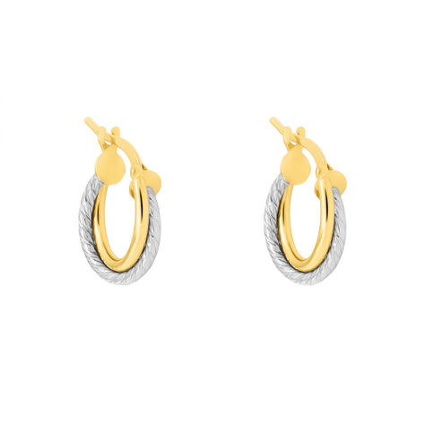Orecchini A Cerchio Toujours Oro Bicolore - Orecchini a Cerchio Donna | Stroili