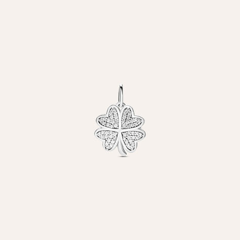 Pendente Love Beats Argento Rodiato Cubic Zirconia - Ciondoli Donna | Stroili