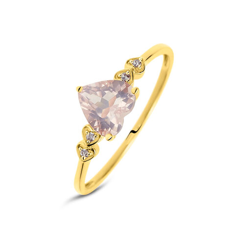 Anello Solitario Amélie Oro Giallo Quarzo Cubic Zirconia - Anelli con Pietre Donna | Stroili