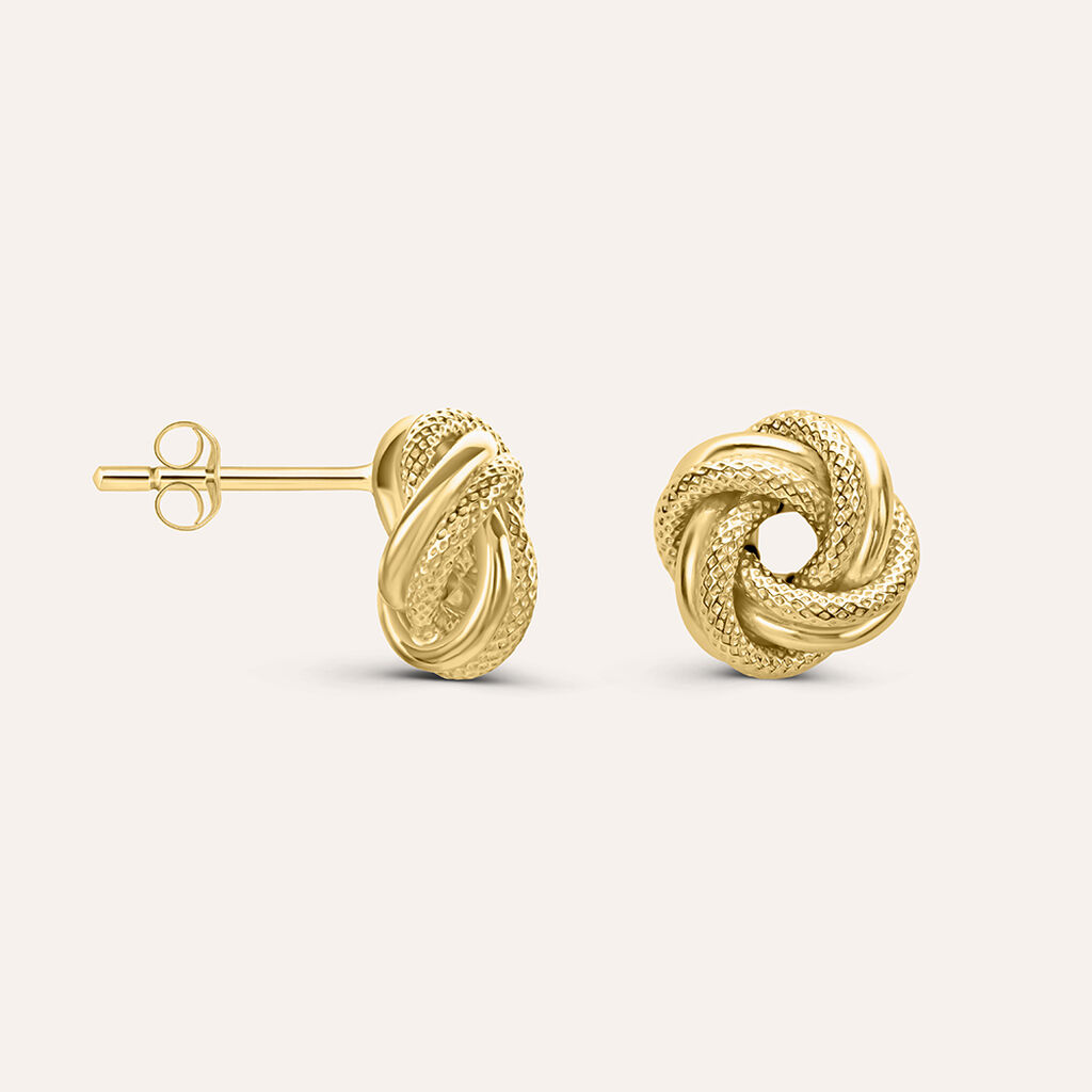 Orecchini Lobo Gold Essence Oro Giallo - Orecchini a Lobo Donna | Stroili