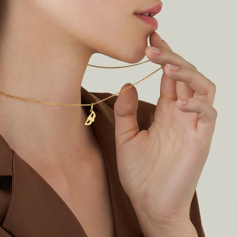 Pendente Poème Oro Giallo - Ciondoli con Incisione Donna | Stroili
