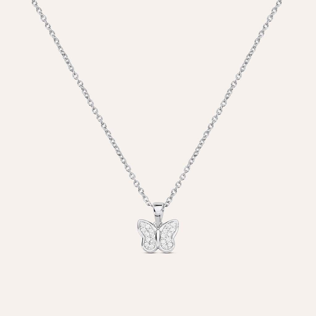 Collana Silver Moments Argento Rodiato Cubic Zirconia