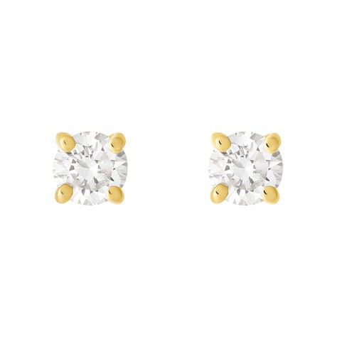 Orecchini Lobo Punto Luce Grace Oro Giallo Diamante - Orecchini a Lobo Donna | Stroili
