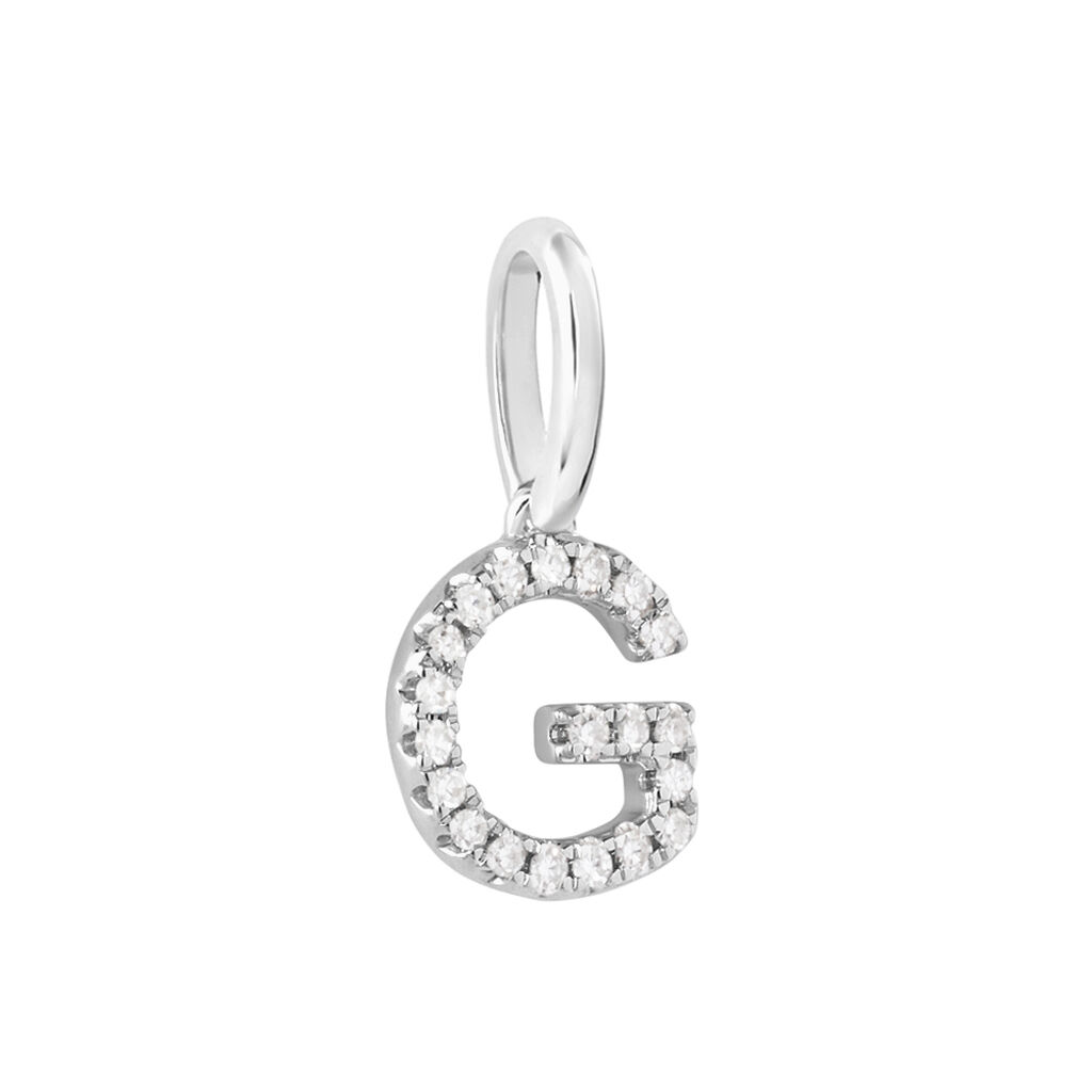 Pendente Sophia Oro Bianco Diamante - Ciondoli Donna | Stroili