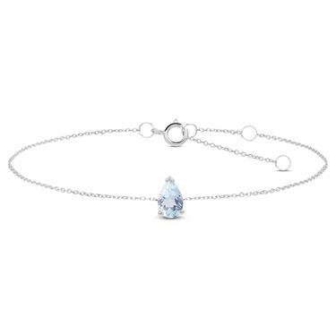 Bracciale Punto Luce Am&eacute;lie Oro Bianco Topazio