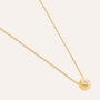 Collana Desideria Argento Nobile Dorato Cubic Zirconia