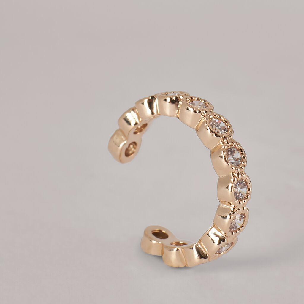 Ear Cuff Golden Dream Placcato Oro Giallo Cubic Zirconia