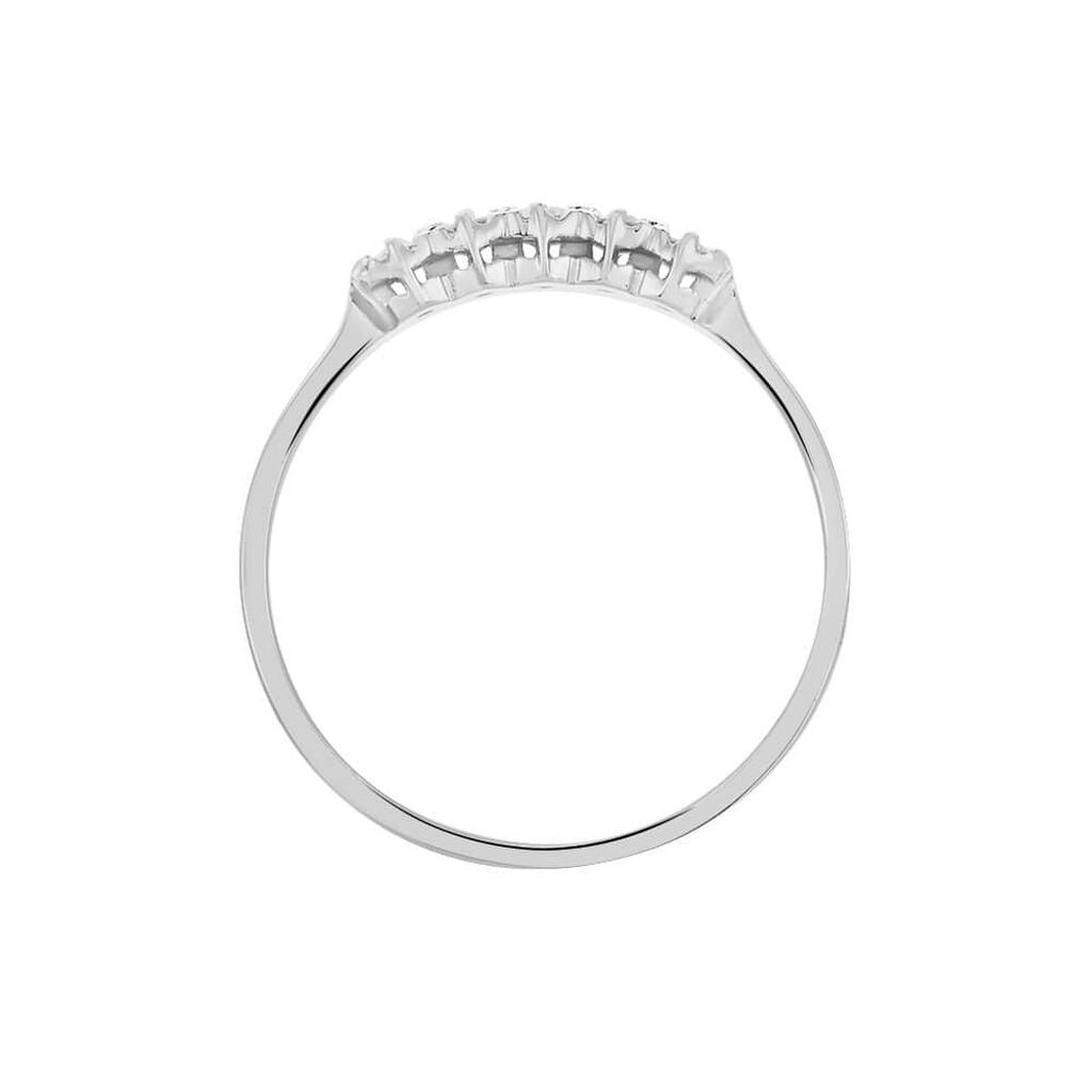 Anello Riviere Diamazing Oro Bianco Diamante